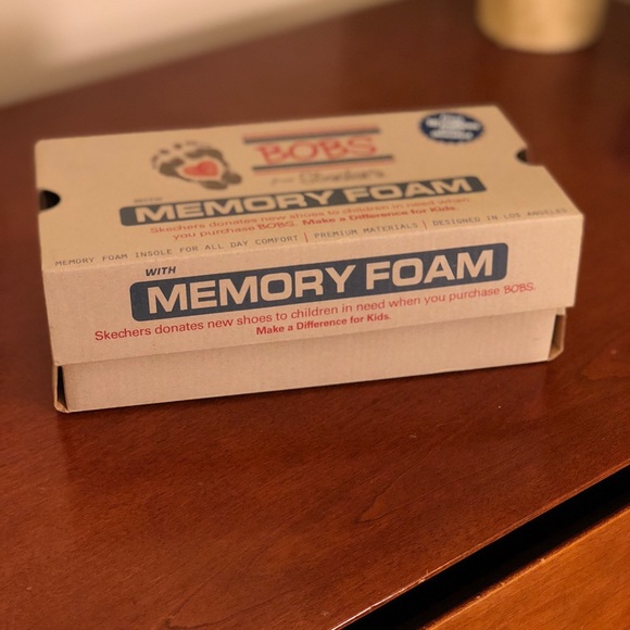 [NWT] BOBS Memory Foam Navy Blue Size 6 shoes - Picture 2 of 3